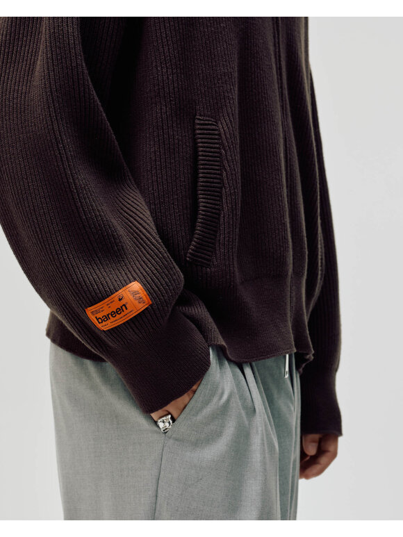 Bareen - Bareen Oversized full zip knit