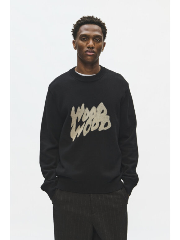 Double A by Wood Wood - wood wood WWCloud crew neck