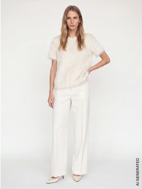 Mos Mosh - MMBrim O-SS Faux Fur Tee
