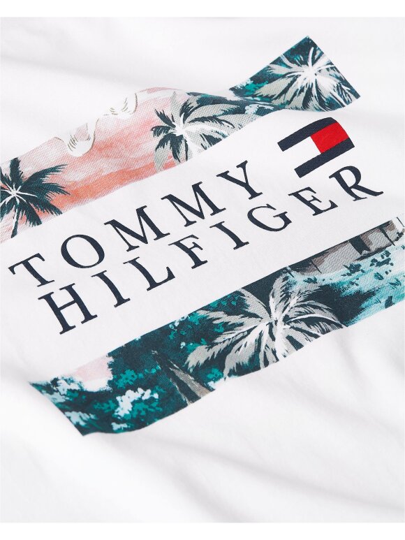 Tommy Hilfiger - HAWAIIAN FLAG TEE