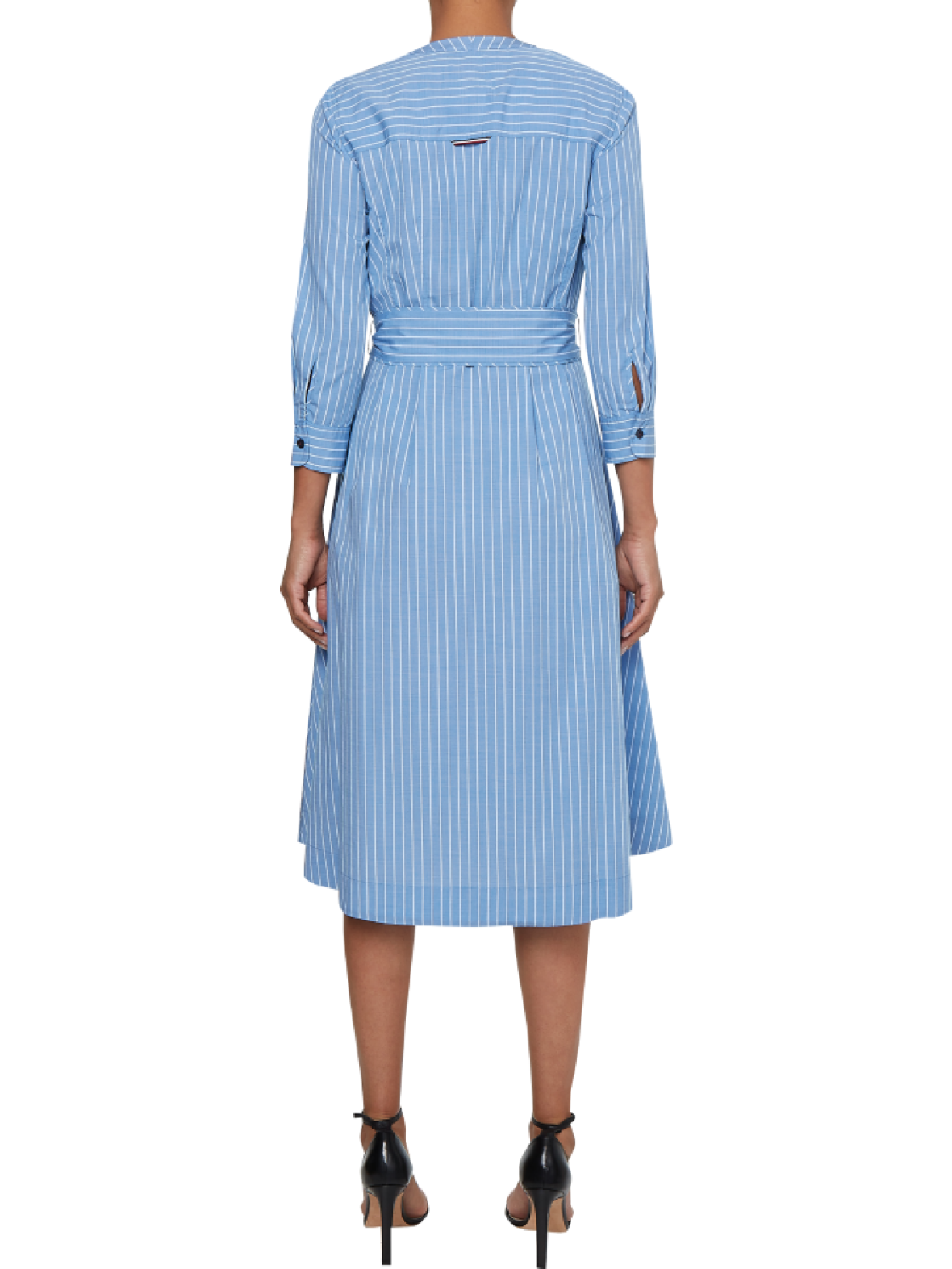 vandfald Intuition Ananiver CC Christensen - Y/D COT SHIRT MIDI DRESS - KJOLE FRA TOMMY HILFIGER