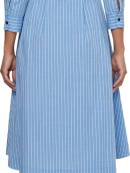 Tommy Hilfiger Dame - Y/D COT SHIRT MIDI DRESS