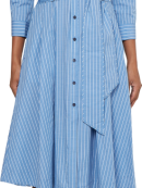 Tommy Hilfiger Dame - Y/D COT SHIRT MIDI DRESS