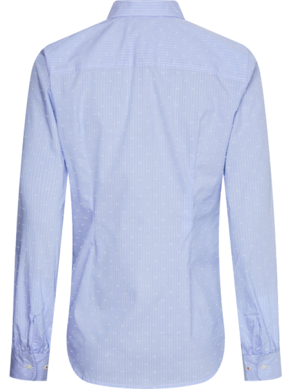 Tommy Hilfiger Dame - COTTON CLIP DOT REGULAR SHIRT