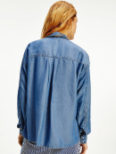 Tommy Hilfiger Dame - CHAMBRAY RELAXED SHIRT LS