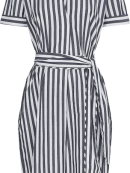 Tommy Hilfiger Dame - COT POPLIN KNEE SHIRT DRESS SS