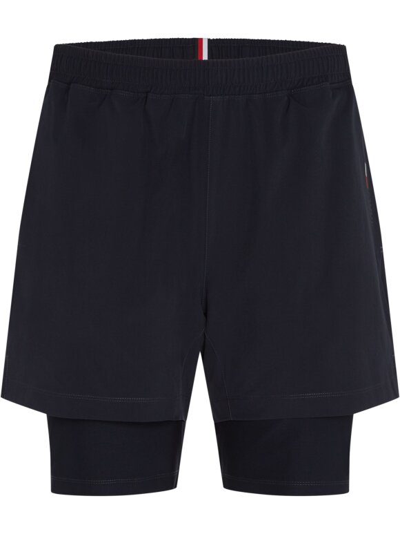 Tommy Hilfiger - 2-IN-1 TRAINING SHORTS