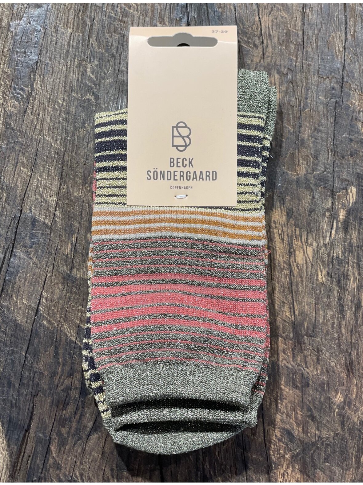 Identitet Mor Tegn et billede CC Christensen - Imma Thin Stripe Sock - Strømper fra Beck Søndergaard