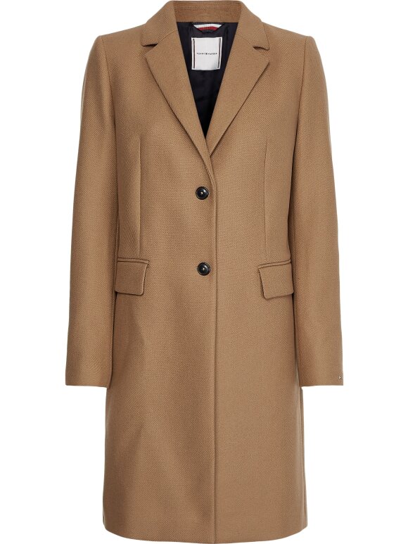 Tommy Hilfiger Dame - TH ESS WOOL BLEND CLASSIC COAT