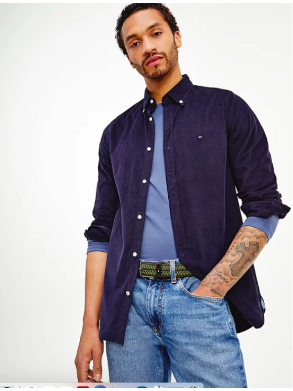 Tommy Hilfiger - Slim Flex Corduroy Shirt