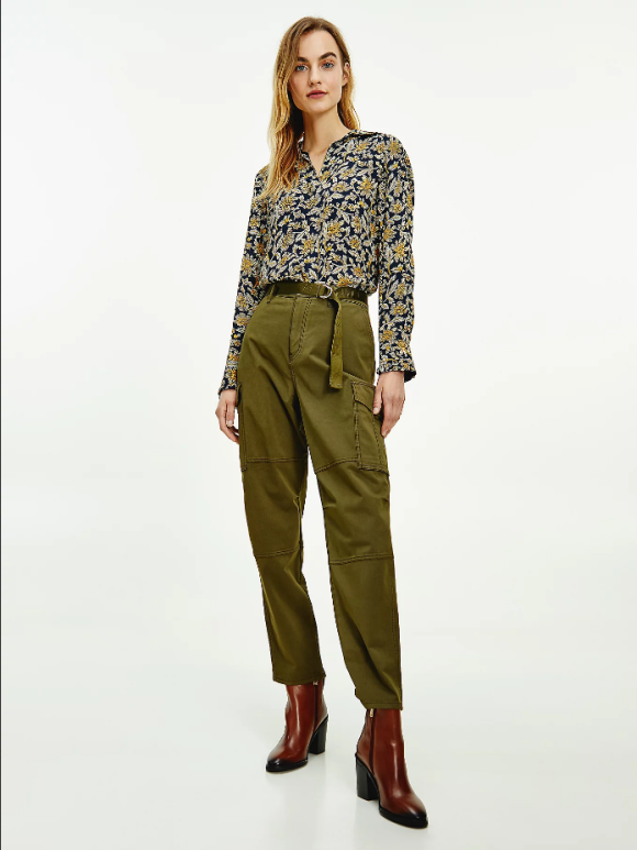 Tommy Hilfiger Dame - Viskose Crepe Blouse