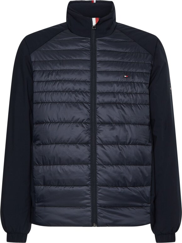 Tommy Hilfiger - Tech mix media stand collar