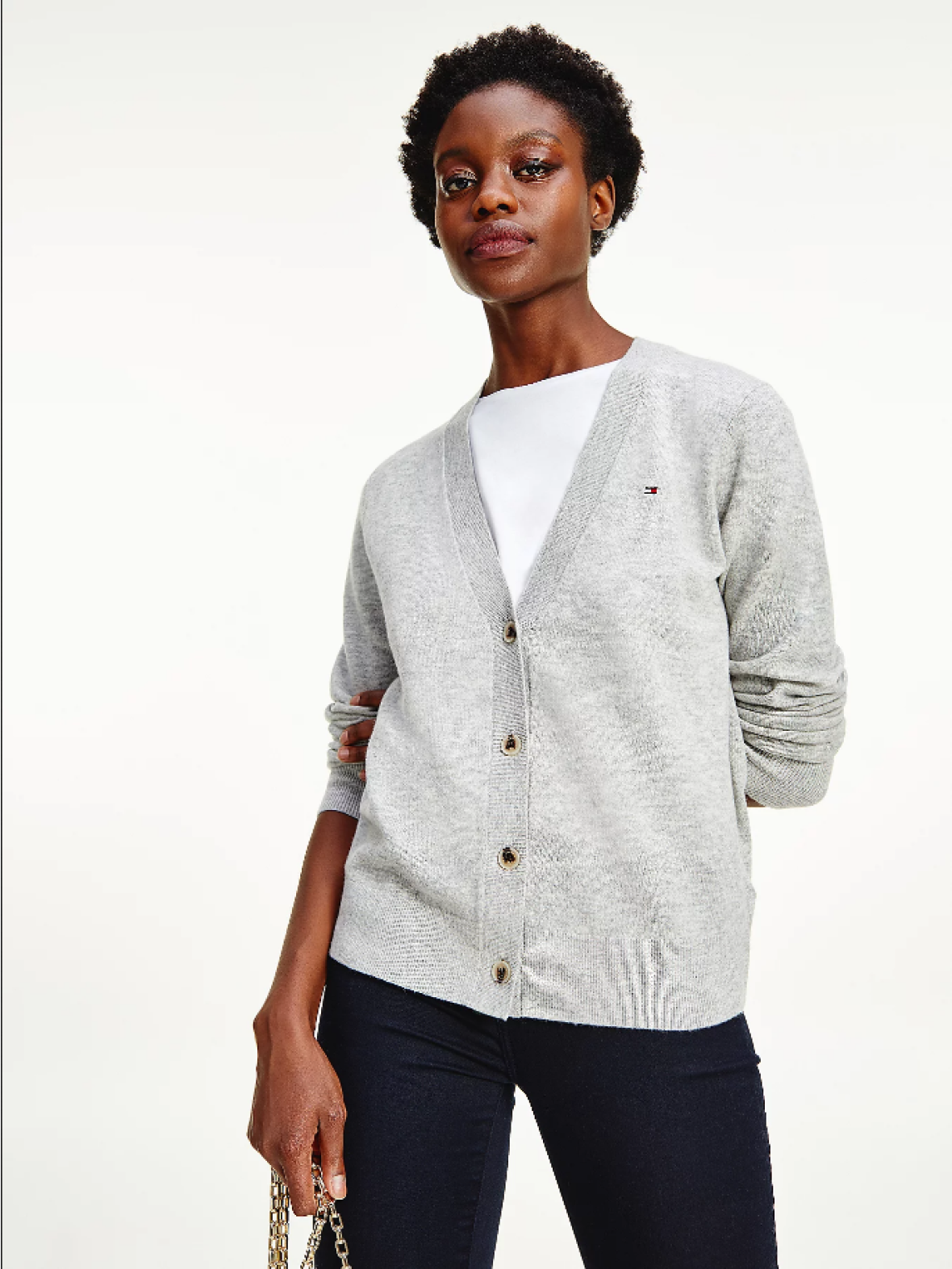 CC Christensen - Wool Short Cardigan - Cardigan fra Tommy Hilfiger