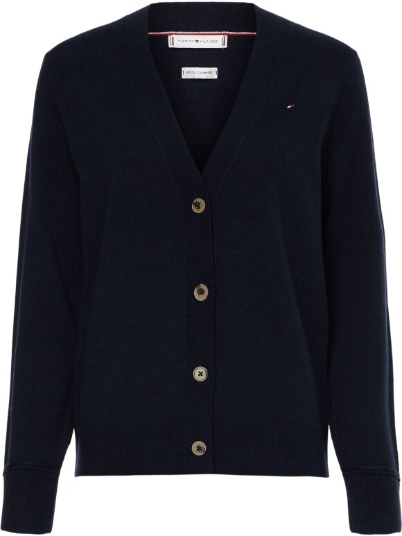 Tommy Hilfiger Dame - Wool Cashmere Short Cardigan