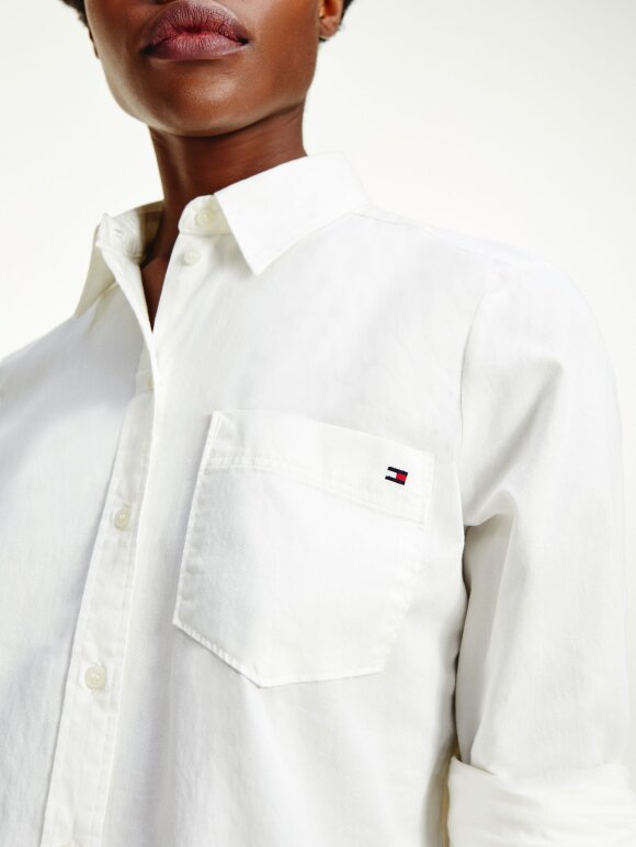 Tommy Hilfiger Dame - Cotton Twill Relaxed