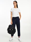 Tommy Hilfiger Dame - Reg Lurex EMB C-NK Tee ss