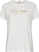 Tommy Hilfiger Dame - Reg Lurex EMB C-NK Tee ss