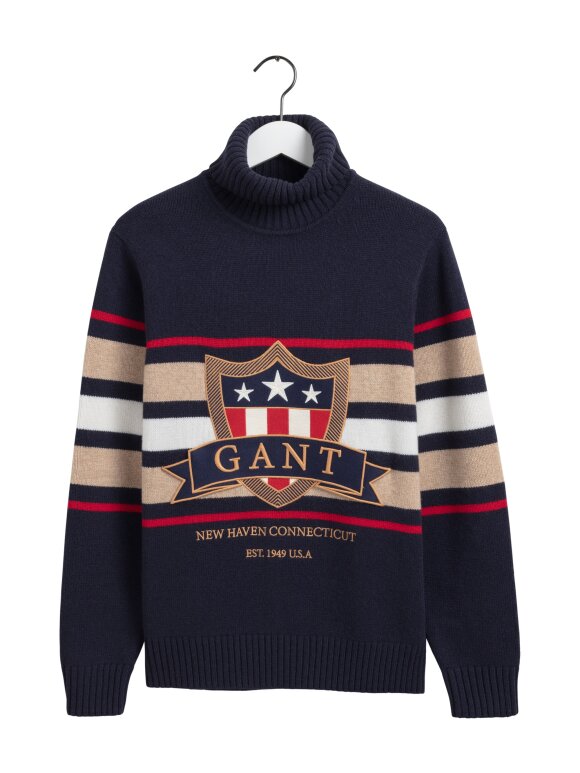 Gant - Gant banner shield turtleneck