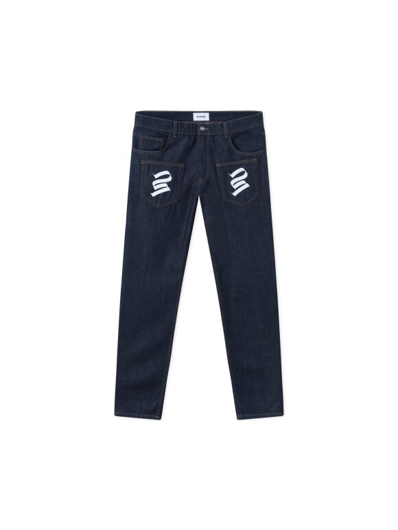 BLS HAFNIA - Lettering jeans