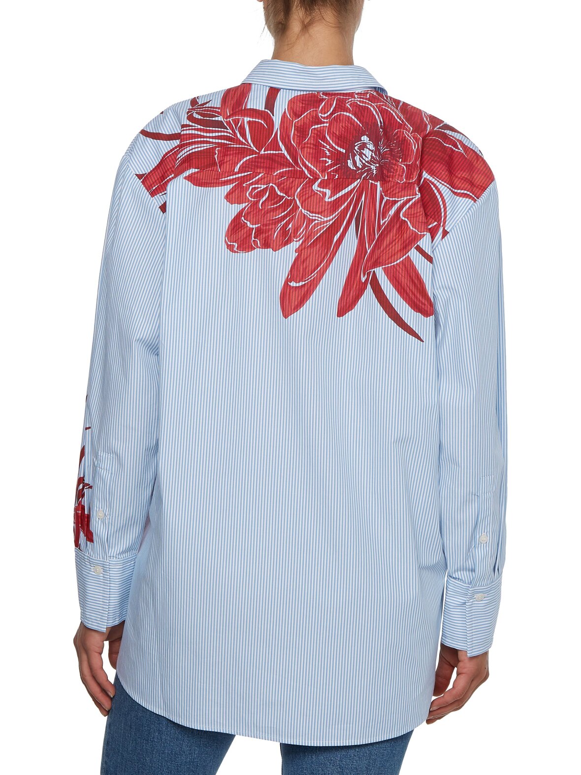 CC Christensen - CO Floral Oversized - Skjorte fra Tommy Hilfiger