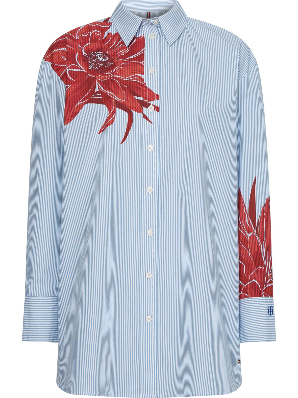 CC Christensen - CO Floral Oversized - Skjorte fra Tommy Hilfiger